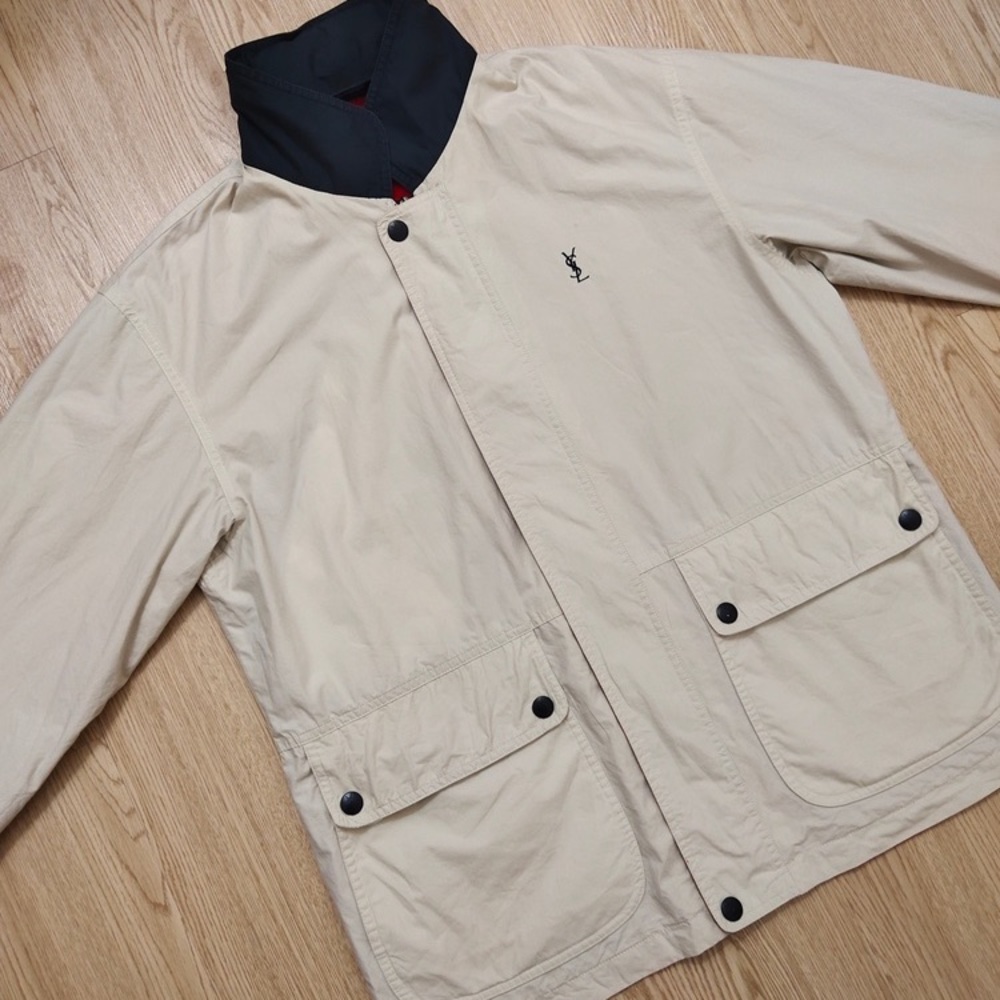 Vintage YSL Yves Saint Laurent Reversible Jacket - Picture 2 of 6